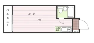 トーカンマンション山下町906号【9階】の間取り