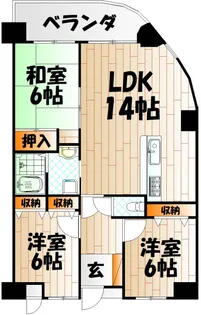 アーティックス大手町【4階】の間取り