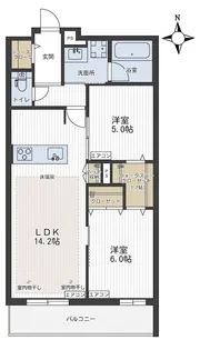 メゾン デラーブル大宮【3階】の間取り