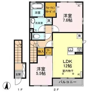 Sakura【1階】の間取り