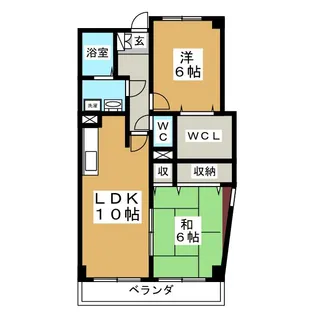 エスポワール栗原【3階】の間取り