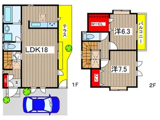 東京都国分寺市富士本1【一戸建】の間取り