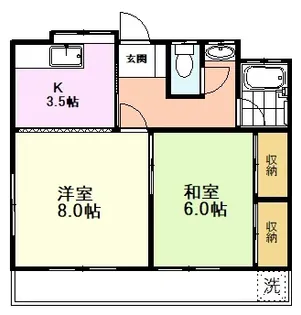 マ・メゾン【1階】の間取り