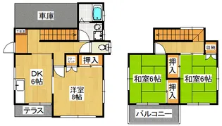 千葉県市川市北方町4【一戸建】の間取り