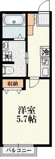 東京都杉並区井草1【アパート】の間取り