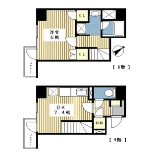 プリムローズ【9階】の間取り