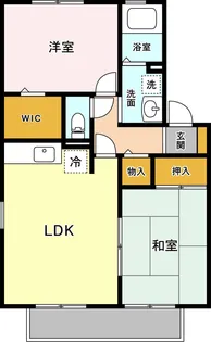 トレジャーII A【2階】の間取り