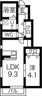 ラミー【1階】の間取り