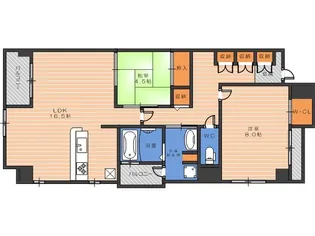 シャーメゾン白鷺【8階】の間取り