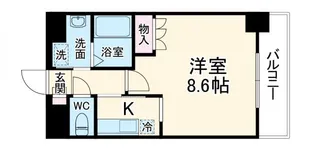 エスリード烏丸五条駅前【4階】の間取り