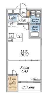 リブリ・フォンテーヌ【1階】の間取り