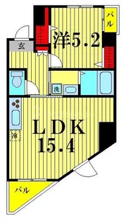 FARFALLA【6階】の間取り