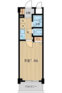 東京都品川区西五反田5【マンション】の間取り
