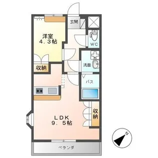 ローズハート【2階】の間取り