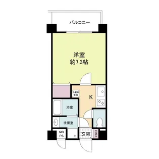 福岡県福岡市南区玉川町【マンション】の間取り