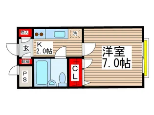 花ハウス【2階】の間取り