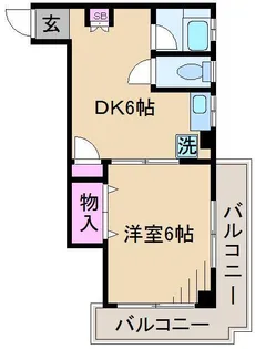 東京都北区王子本町1【マンション】の間取り