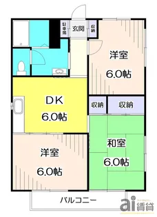 東京都清瀬市中里3【アパート】の間取り