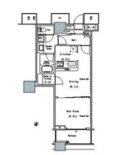 東京都中央区勝どき6【マンション】の間取り