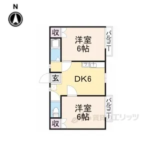 ハイツT&A1【1階】の間取り