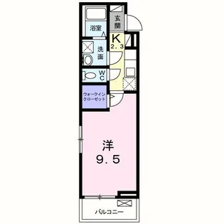サニー セゾン【2階】の間取り