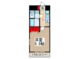 プロヴァンス北本【4階】の間取り