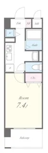 シャンブル蒔田【3階】の間取り