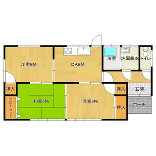 宮崎県都城市早水町【一戸建】の間取り