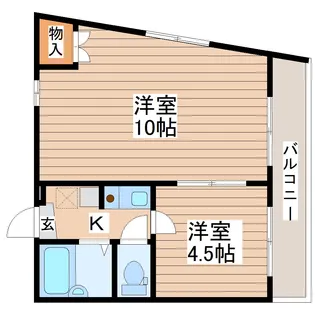 Brio Teracce 泉中央【4階】の間取り