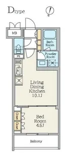 クレストコート池上六丁目【1階】の間取り