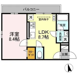 Maestro (マエストロ)【2階】の間取り