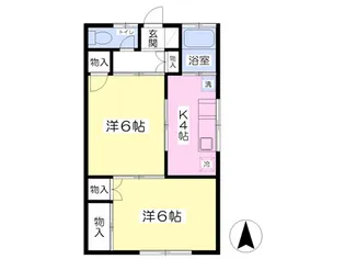 メゾンへいあん【1階】の間取り