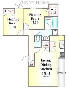 (仮称)下馬6丁目メゾン【1階】の間取り