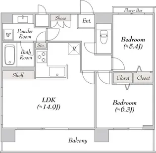 東京都千代田区神田佐久間町3【マンション】の間取り
