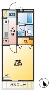 プレアディス2000【1階】の間取り