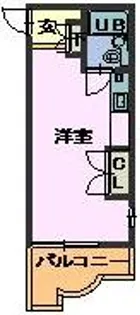 ドーム四ツ谷【3階】の間取り