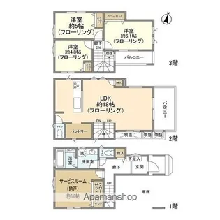 埼玉県さいたま市桜区西堀5【一戸建】の間取り