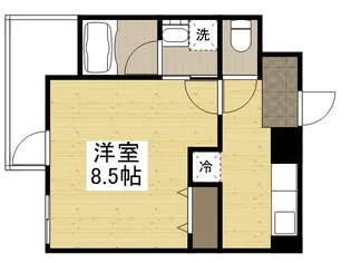 THE MODERN 京町【6階】の間取り