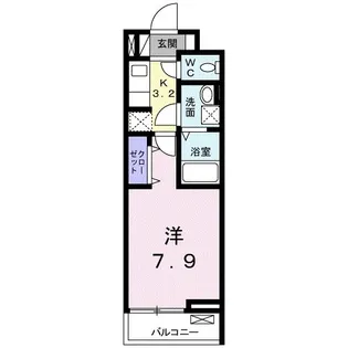 埼玉県所沢市泉町【アパート】の間取り