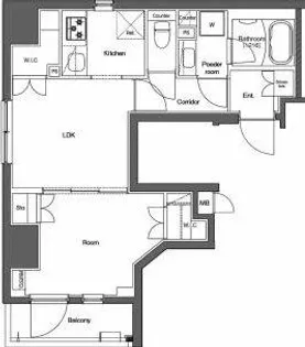 東京都台東区台東2【マンション】の間取り