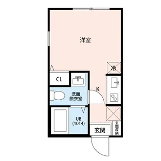 神奈川県横浜市神奈川区三ツ沢南町【アパート】の間取り