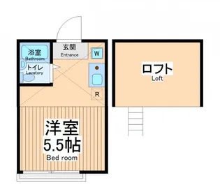 ウィル東府中2【2階】の間取り