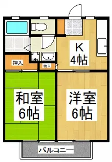 ライブ88【2階】の間取り