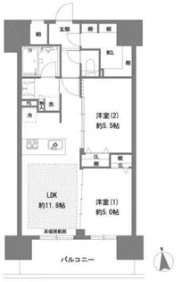 東京都八王子市横山町【マンション】の間取り