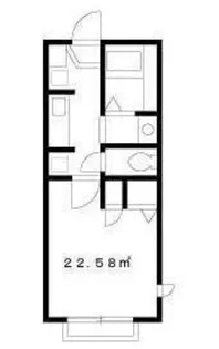東京都北区上十条5【アパート】の間取り