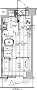 PREMIUMCUBE王子神谷【4階】の間取り