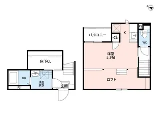CB宇美ベラーノ【1階】の間取り