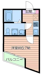 Well-being北千住【3階】の間取り