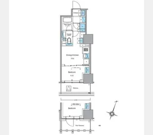 東京都目黒区青葉台4【マンション】の間取り