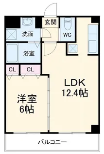 メイ アジュール登戸【3階】の間取り